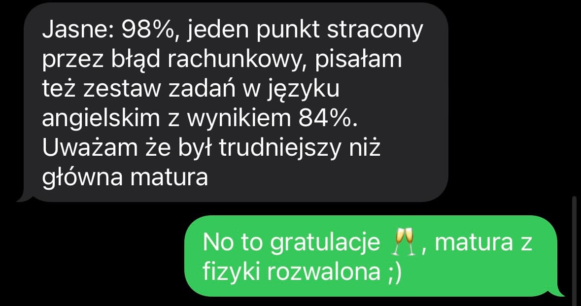 Wiadomość od kursanta — zrzut ekranu 4